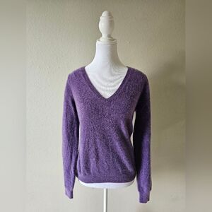 3 for $20! Jaclyn Smith Purple V-Neck Sweater